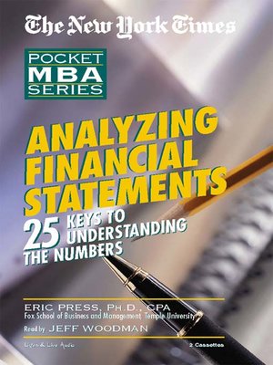 cover image of Analyzing Financial Statements